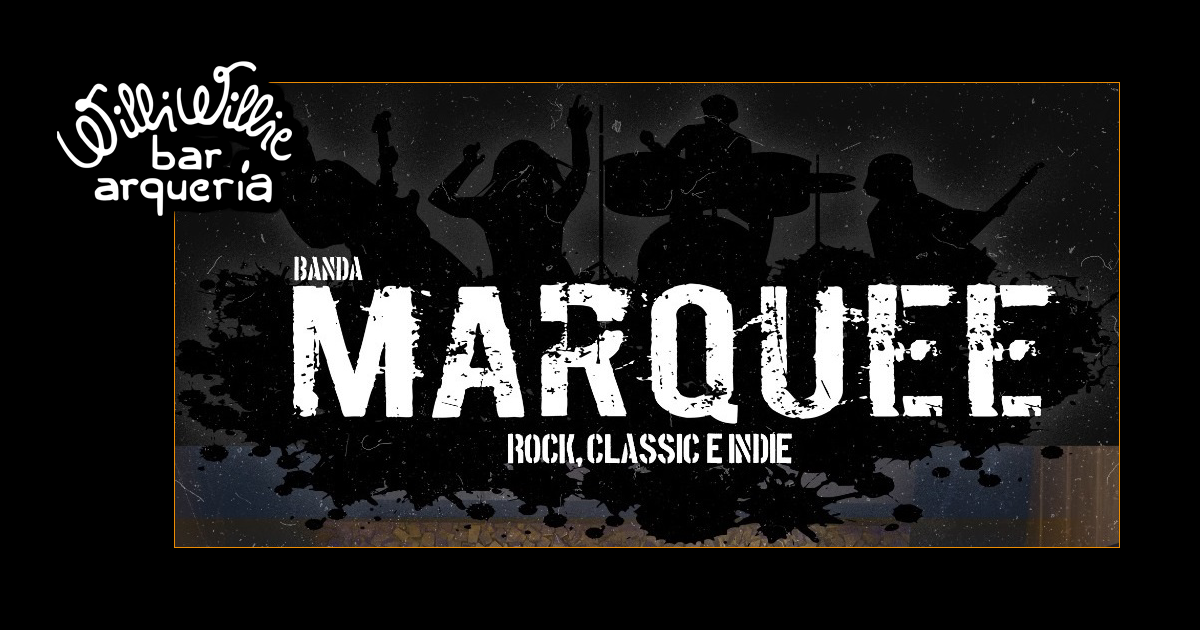 Programação - Marquee (classic rock) + Double Gin Tônica até as 22h!