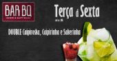 Double Caipiroska, Caipirinha e Sakerinha no Bar BQ!