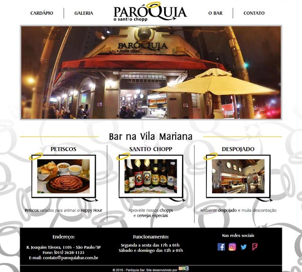 Site Paróquia Bar