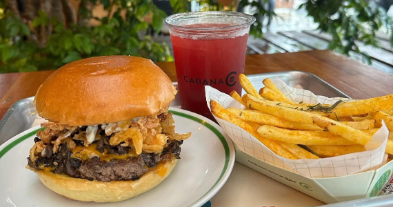 Cabana Burger - Top Center Cabana Burger - Top Center