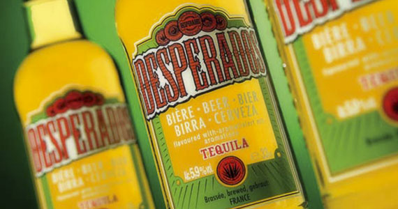 Cerveja espetacular sabor tequila: DESPERADOS. Excelente