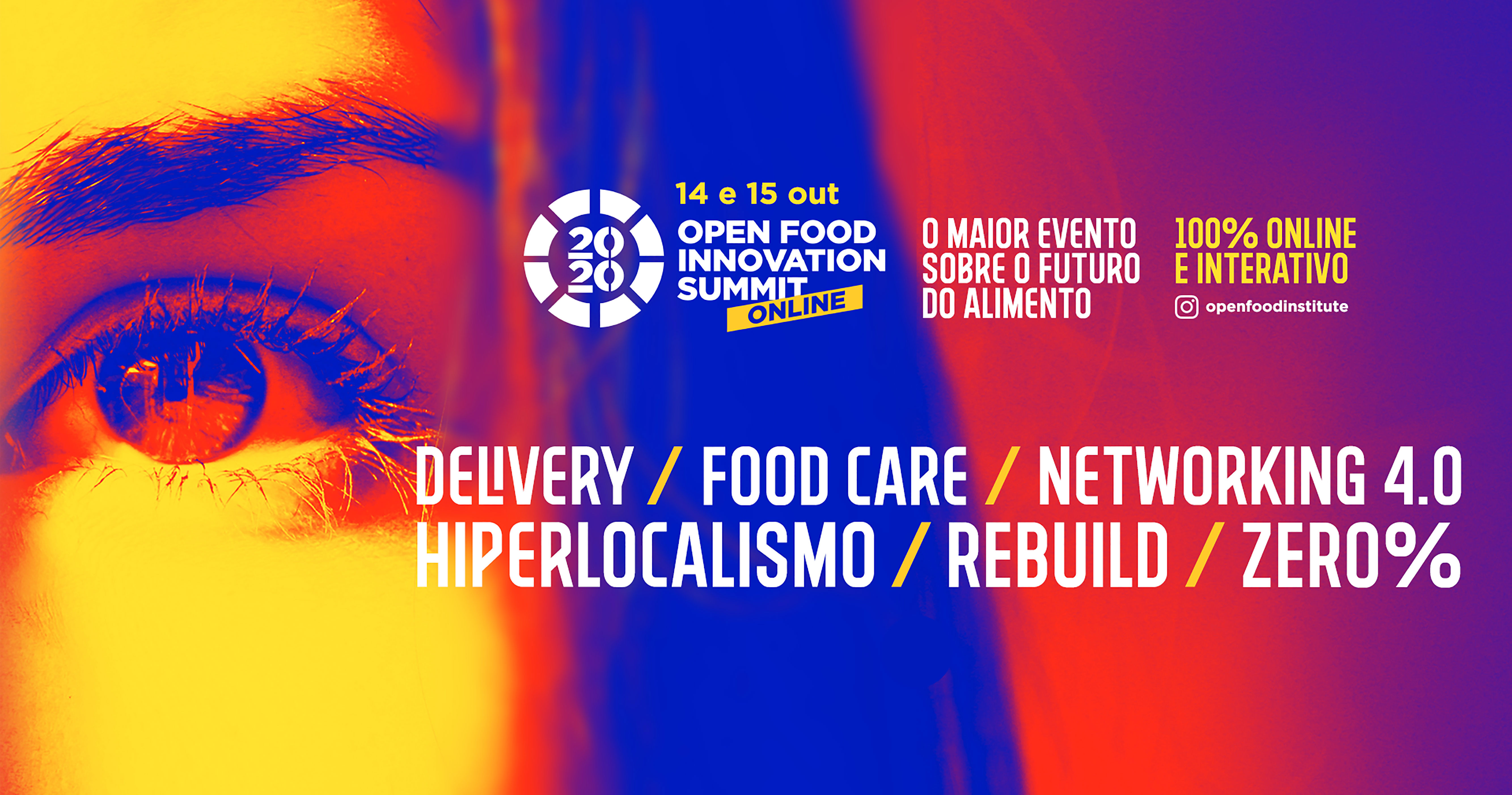 Open Food Innovation Summit será realizado em formato 100% digital e interativo