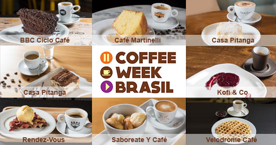 7ª edição do Coffee Week Brasil acontece de 10 a 26 de agosto em SP e Curitiba