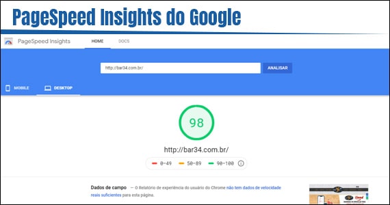 PageSpeed Insights do Google