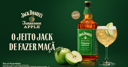 Jack Daniels sabor maçã verde chega ao Brasil
