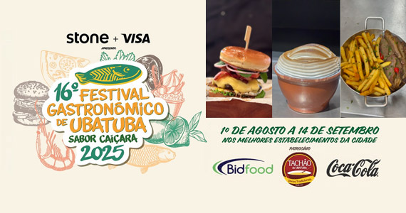 16ª edição do Festival Gastronômico de Ubatuba Sabor Caiçara 2025