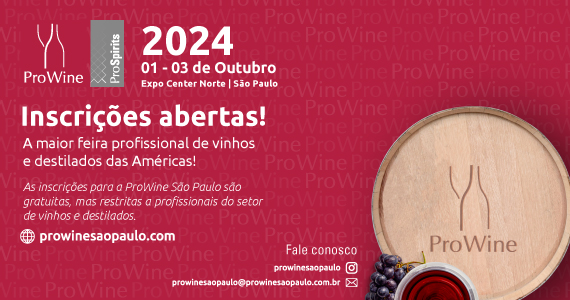 ProWine São Paulo acontecerá de 1º a 3 de outubro