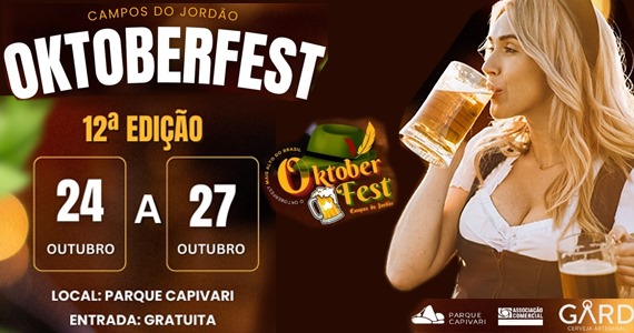 Oktoberfest Campos do Jordão começa nesta quinta (24) no Parque Capivari Eventos BaresSP 570x300 imagem