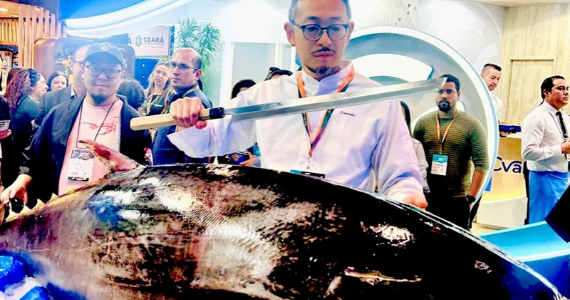 Kaitai ao vivo e pirarucu de 140 kg são destaques da programação da Abrasel SP na Seafood Show Latin America Kaitai ao vivo e pirarucu de 140 kg são destaques da programação da Abrasel SP na Seafood Show Latin America