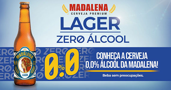 Cervejaria Madalena lança cerveja zero álcool