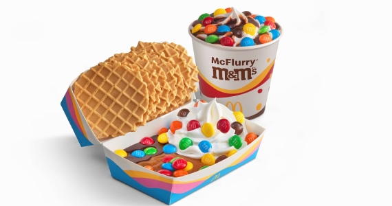 McDonalds Lança MixDip M&MS: novo formato de sobremesa para conquistar a GenZ