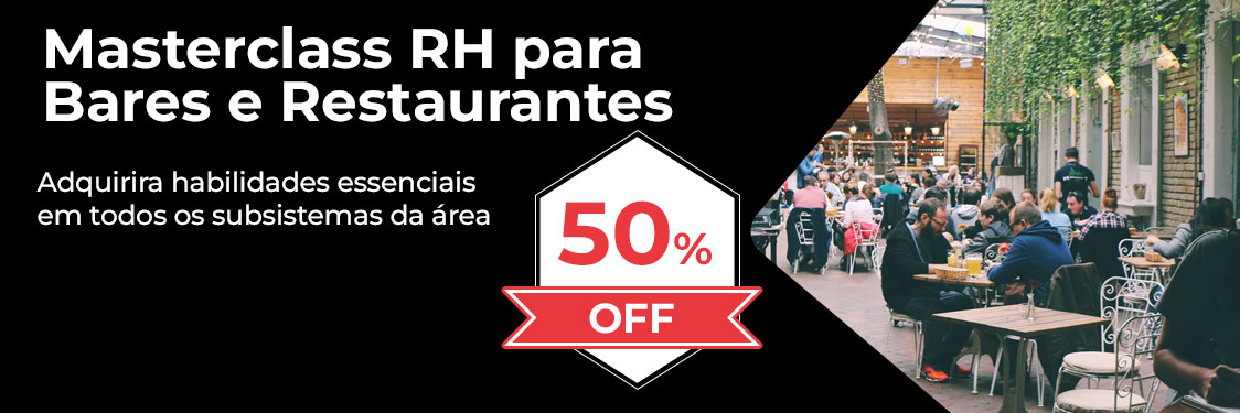 Parceiro Curso Masterclass em RH para bares e restaurantes