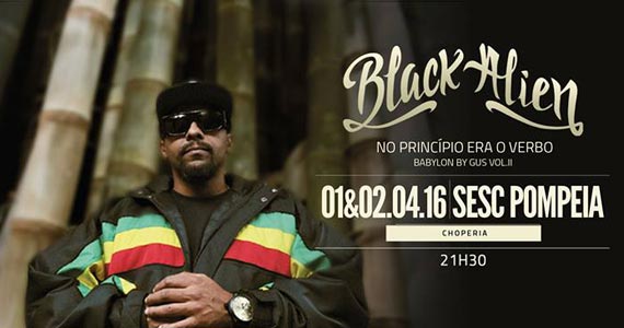 Black Alien apresenta seu novo álbum em show que acontece no Sesc Pompeia Eventos BaresSP 570x300 imagem