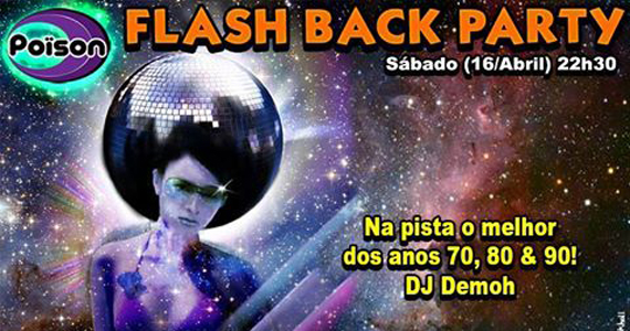 Flash Back Party com o melhor dos anos 70, 80 e 90 no Poison Bar e Balada Eventos BaresSP 570x300 imagem