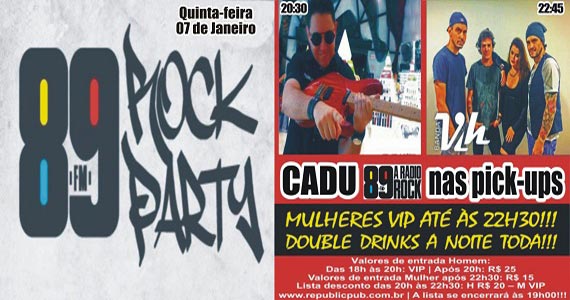 Republic Pub recebe os agitos da banda Vih e DJ Cadu na quinta-feira Eventos BaresSP 570x300 imagem