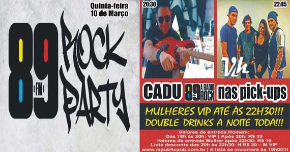 Banda Vih e DJ Cadu comandam a quinta-feira com pop rock no Republic Pub Eventos BaresSP 570x300 imagem