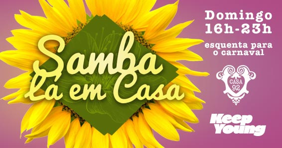 Esquenta de carnaval Samba lá em Casa Eventos BaresSP 570x300 imagem