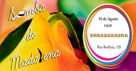 Samba de Madalena comanda a tarde de domingo no Umbabarauma Bar Eventos BaresSP 570x300 imagem