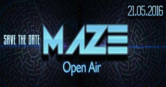 Maze Open Air traz o melhor da música eletrônica em festa especial Eventos BaresSP 570x300 imagem