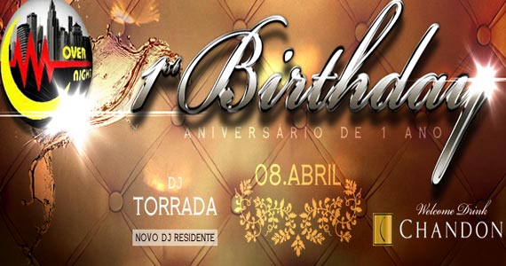 Over Night Club comemora um ano com festa especial na sexta-feira Eventos BaresSP 570x300 imagem