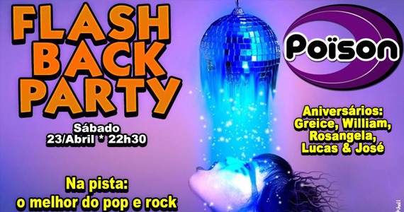 Poison Bar e Balada recebe a Flash Back Party com DJ Demoh nas pick-ups no sábado Eventos BaresSP 570x300 imagem