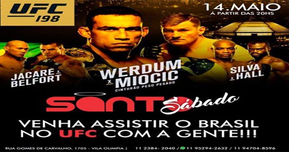 Santa Julia Bar e Restaurante tem show de Art Popular e transmite o UFC 198 no telão Eventos BaresSP 570x300 imagem