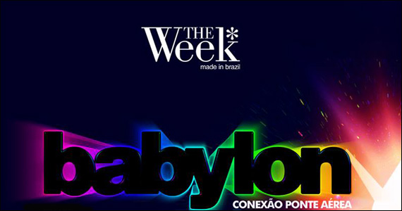 The Week apresenta neste sábado a Festa Conexão Ponte Aérea  Eventos BaresSP 570x300 imagem