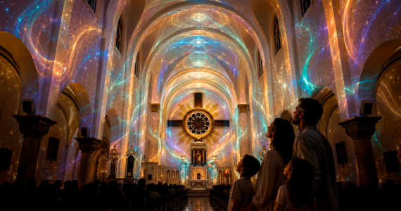 Basílica Sant’Ana recebe espetáculo de projeção mapeada em setembro