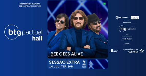 Musical Bee Gees Alive, estreia em Julho e faz parte da progração de julho da BTG