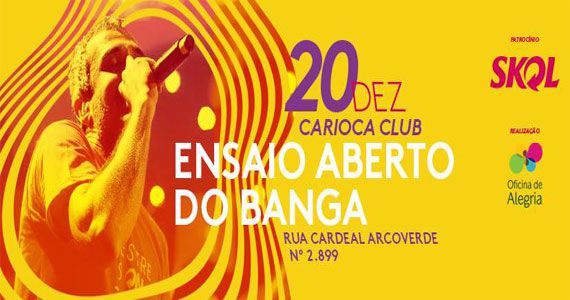 Ensaio Aberto do bloco Bangalafumenga no Carioca Club Pinheiros Eventos BaresSP 570x300 imagem