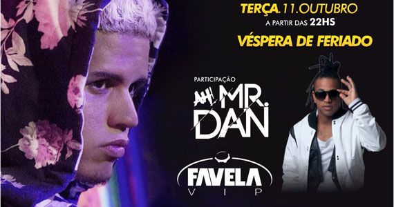 Véspera de feriado com Gaab, Mr. Dan e Favela Vip no Boteco Vila Rica Eventos BaresSP 570x300 imagem