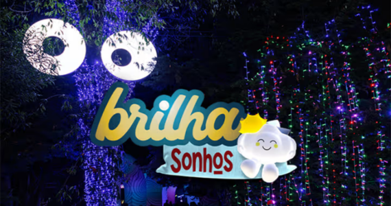 Brilha Sonhos estreia em São Paulo com percurso imersivo de luzes e atrações no Parque Villa-Lobos