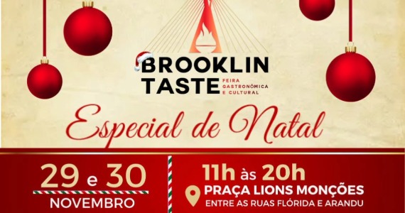 Brooklin Taste celebra 3 anos com edição especial de Natal