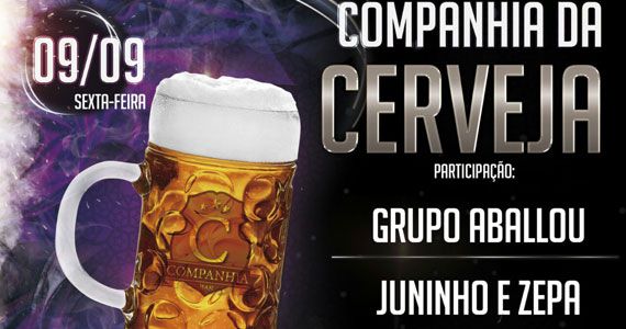 Grupo Aballou e Juninho e Zepa animam a sexta-feira do Companhia da Cerveja Eventos BaresSP 570x300 imagem