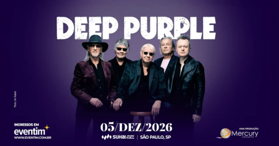 Deep Purple confirma show único em São Paulo no Suhai Music Hall