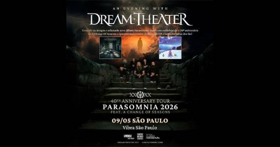 Dream Theater faz tour dos 40 anos da banda com a turnê Parasomnia Dream Theater faz tour dos 40 anos da banda com a turnê Parasomnia