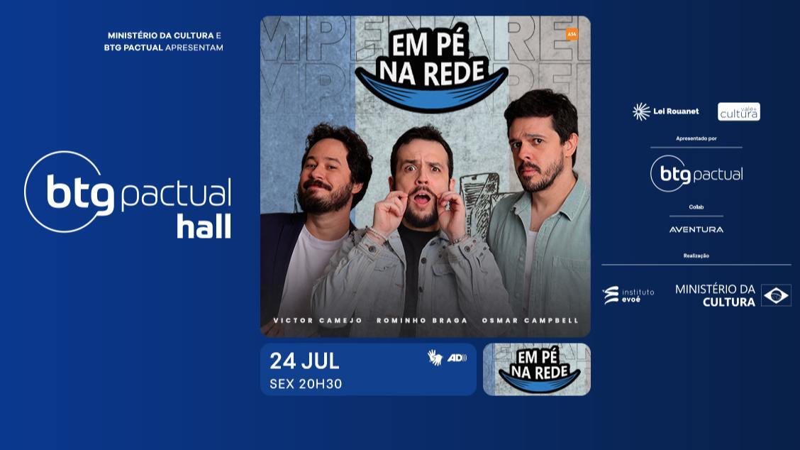 BTG Pactual Hall recebe espetáculo 