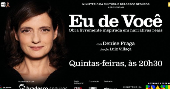 Denise Fraga retorna a SP com o emocionante solo “Eu de Você”