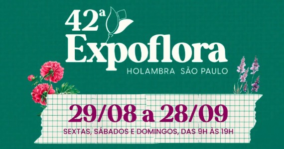 Expoflora 2025 transforma Holambra em palco de cores e sabores