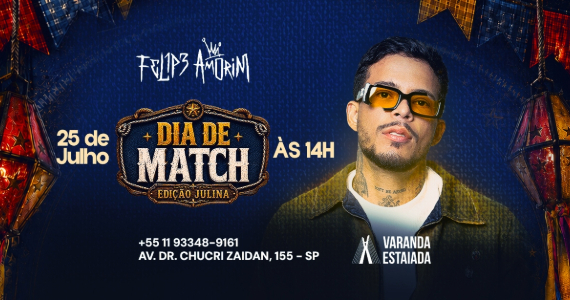 Felipe Amorim estreia no palco do Varanda Estaiada com edição inédita de festa julina 