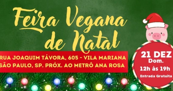 Feira Vegana de Natal JMA reforça tradição consciente na Vila Mariana Feira Vegana de Natal JMA reforça tradição consciente na Vila Mariana