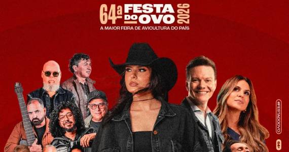 64ª Festa do Ovo de Bastos SP: Programação de Shows Gratuitos