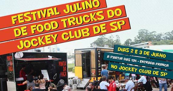 Festival Julino de Food Trucks no Jockey Club de São Paulo Eventos BaresSP 570x300 imagem