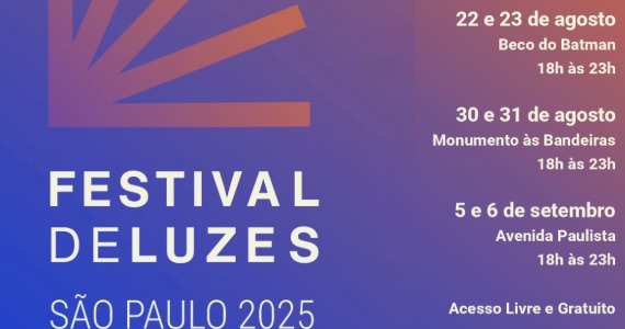 Festival de Luzes de São Paulo 2025 ilumina a cidade