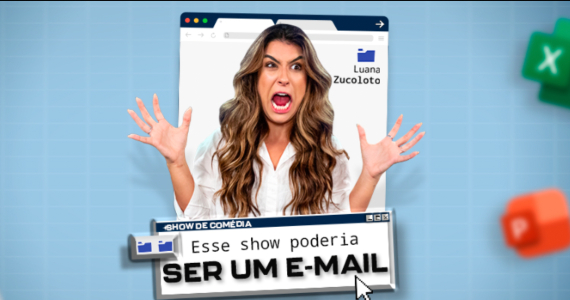 Luana Zucoloto satiriza o mundo corporativo no Teatro Bradesco Luana Zucoloto satiriza o mundo corporativo no Teatro Bradesco