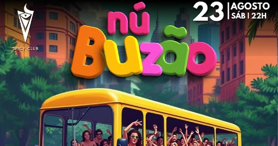 NÚ BUSÃO leva balada nudista às ruas de São Paulo