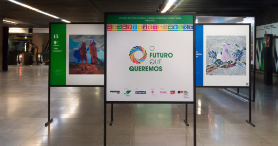 Exposição no Metrô aborda sustentabilidade com arte e diversidade