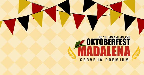 Cervejaria Madalena realiza Oktoberfest com torneiras de chopp no sábado Eventos BaresSP 570x300 imagem