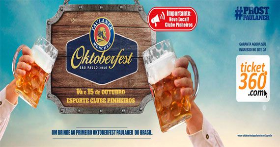 1º Oktoberfest Paulaner Brasil com bandas e comidas típicas no Clube Pinheiros Eventos BaresSP 570x300 imagem