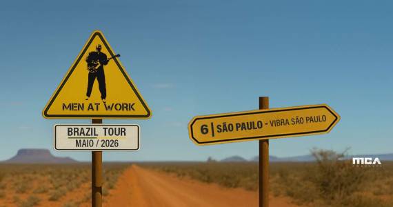 Men at Work volta para São Paulo no Vibra São Paulo Men at Work volta para São Paulo no Vibra São Paulo